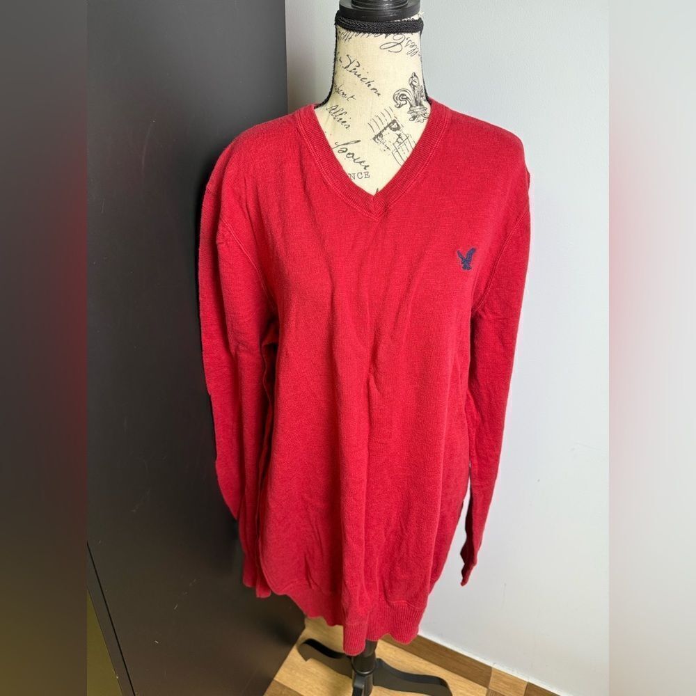 American Eagle Outfitters red men pullover size XL-T